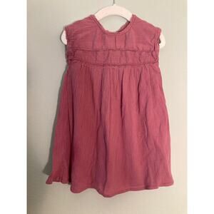 Peek Muslin Cotton Pink Top & Bloomers Set Sweet & Perfect ~ Sz 18-24 Mo